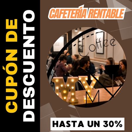 Cafetería Rentable Cupón descuento