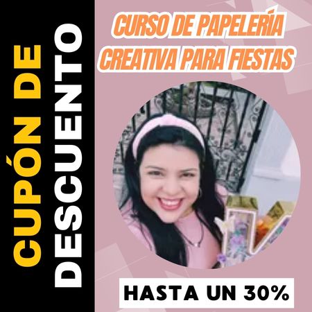 Curso de Papelería Creativa para Fiestas Cupón descuento