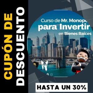 Mr. Monopoly Para Invertir En Bienes Raíces Cupón Descuento