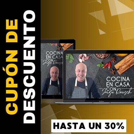 Cocina en Casa con Jorge Rausch cupón